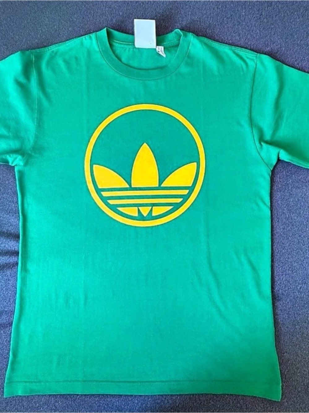 adidas Originals Trefoil Logo T-Shirt Green & Yellow